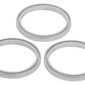 Back Camera Bezel Ring Only For iPhone 17 Pro / 17 Pro Max (3 Piece Set) (Silver) (10 Pack)