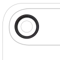Back Camera Bezel Ring Only For iPhone Air (Space Black)