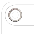 Back Camera Bezel Ring Only For iPhone Air (Light Gold)