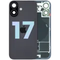 Back Glass w/ MagSafe Magnet & NFC For iPhone 17 (Service Pack) (Black)