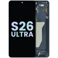 Дисплейний модуль (OLED) з рамкою для Samsung Galaxy S26 Ultra 5G (Service Pack) (Titanium Black)