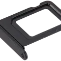 Dual Sim Card Tray For iPhone 16e / 17e (Black)