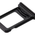 Dual Sim Card Tray For iPhone 16e / 17e (Black)