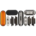 Sidekey Button Set For Watch Series Ultra(1st Gen) / Ultra (2nd Gen) / Ultra (3rd Gen) (49MM) (Orange / Black) (5 Piece Set)