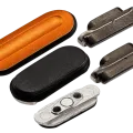 Sidekey Button Set For Watch Series Ultra(1st Gen) / Ultra (2nd Gen) / Ultra (3rd Gen) (49MM) (Orange / Black) (5 Piece Set)