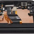 Inner OLED Assembly With Frame Compatible For Samsung Galaxy Z Flip 7 FE 5G (F761) (US & International) (Refurbished) (Black)