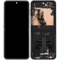 Inner OLED Assembly With Frame Compatible For Samsung Galaxy Z Flip 7 FE 5G (F761) (US & International) (Refurbished) (Black)