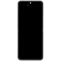 Inner OLED Assembly With Frame Compatible For Samsung Galaxy Z Flip 7 FE 5G (F761) (US & International) (Refurbished) (Silver Shadow)