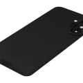 Back Cover With Camera Lens For Samsung Galaxy A17 5G (A176 / 2025) / A17 4G (A175 / 2025) (No Logo) (Aftermarket Plus) (Black)