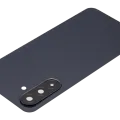 Back Cover Glass With Camera Lens For Samsung Galaxy A26 5G (A266 / 2025) (No Logo) (Aftermarket Plus) (Black)