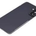 Back Cover Glass With Camera Lens For Samsung Galaxy A26 5G (A266 / 2025) (No Logo) (Aftermarket Plus) (Black)