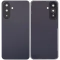 Back Cover Glass With Camera Lens For Samsung Galaxy A26 5G (A266 / 2025) (No Logo) (Aftermarket Plus) (Black)