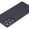 Back Cover With Camera Lens For Samsung Galaxy A33 5G (A336 / 2022) (No Logo) (Aftermarket Plus) (Black)