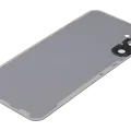 Back Cover With Camera Lens For Samsung Galaxy A34 5G (A346 / 2023) (No Logo) (Aftermarket Plus) (Silver)
