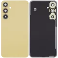 Back Cover Glass With Camera Lens For Samsung Galaxy A35 5G (A356 / 2024 (No Logo) (Aftermarket Plus) (Lemon)