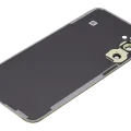Back Cover Glass With Camera Lens For Samsung Galaxy A35 5G (A356 / 2024 (No Logo) (Aftermarket Plus) (Lemon)