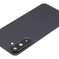 Back Cover Glass With Camera Lens For Samsung Galaxy A36 5G (A366 / 2025) (No Logo) (Aftermarket Plus) (Black)