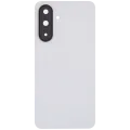 Back Cover Glass With Camera Lens For Samsung Galaxy A36 5G (A366 / 2025) (No Logo) (Aftermarket Plus) (White)