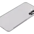 Back Cover Glass With Camera Lens For Samsung Galaxy A36 5G (A366 / 2025) (No Logo) (Aftermarket Plus) (White)