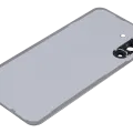 Back Cover Glass With Camera Lens For Samsung Galaxy A56 5G (A566 / 2025) (No Logo) (Aftermarket Plus) (Graphite)