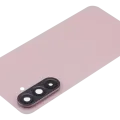 Back Cover Glass With Camera Lens For Samsung Galaxy A56 5G (A566 / 2025) (No Logo) (Aftermarket Plus) (Pink)