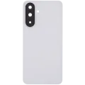 Back Cover Glass With Camera Lens For Samsung Galaxy A56 5G (A566 / 2025) (No Logo) (Aftermarket Plus) (Lightgray)