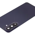Back Cover Glass With Camera Lens For Samsung Galaxy A57 5G (A576 / 2026) (No Logo) (Aftermarket Plus) (Navy)