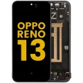 OLED Assembly With Frame For OPPO Reno 13 (Refurbished) (Black)