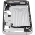 Mid-Frame Housing W/ Charging Port Flex & Small Parts For iPhone 16e / 17e (EU / Global Version) (Used OEM Pull: Grade B) (White)