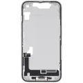 Mid-Frame Housing W/ Charging Port Flex & Small Parts For iPhone 16e / 17e (EU / Global Version) (Used OEM Pull: Grade B) (White)