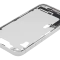 Mid-Frame Housing W/ Charging Port Flex & Small Parts For iPhone 16e / 17e (EU / Global Version) (Used OEM Pull: Grade B) (White)