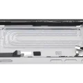 Mid-Frame Housing W/ Charging Port Flex & Small Parts For iPhone 16e / 17e (EU / Global Version) (Used OEM Pull: Grade C) (White)