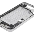 Mid-Frame Housing W/ Charging Port Flex & Small Parts For iPhone 16e / 17e (EU / Global Version) (Used OEM Pull: Grade C) (White)