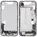Mid-Frame Housing W/ Charging Port Flex & Small Parts For iPhone 16e / 17e (EU / Global Version) (Used OEM Pull: Grade C) (White)