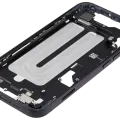 Mid-Frame Housing W/ Small Parts For iPhone 16e / 17e (EU / Global Version) (Used OEM Pull: Grade C) (Black)