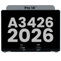 Complete LCD Display Assembly For MacBook Pro 14" A3426 (2026) (Used OEM Pull: Grade A) (Silver)