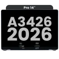 Complete LCD Display Assembly For MacBook Pro 14" A3426 (2026) (Used OEM Pull: Grade A) (Space Black)