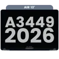 Complete LCD Display Assembly For MacBook Air 13" A3449 (2026) (Used OEM Pull: Grade A) (Sky Blue)