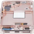 OLED Assembly With Frame For Samsung Galaxy S22 5G (US & International) (Aftermarket Plus) (Pink Gold)