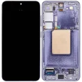 OLED Assembly With Frame For Samsung Galaxy S24 5G (US & International Version) (Aftermarket Plus) (120HZ) (Cobalt Violet)