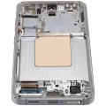 OLED Assembly With Frame For Samsung Galaxy S24 5G (US & International Version) (Aftermarket Plus) (120HZ) (Marble Grey)
