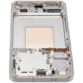 OLED Assembly With Frame For Samsung Galaxy S24 5G (US & International Version) (Aftermarket Plus) (120HZ) (Amber Yellow)