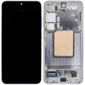 OLED Assembly With Frame For Samsung Galaxy S24 5G (US & International Version) (Aftermarket Plus) (120HZ) (Sapphire Blue)