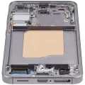 OLED Assembly With Frame For Samsung Galaxy S25 5G (US & International) (Aftermarket Plus) (120HZ) (Silver Shadow)