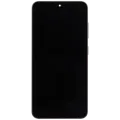 OLED Assembly With Frame For Samsung Galaxy S25 5G (US & International) (Aftermarket Plus) (120HZ) (Silver Shadow)