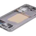 OLED Assembly With Frame For Samsung Galaxy S25 5G (US & International) (Aftermarket Plus) (120HZ) (Silver Shadow)