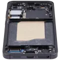 OLED Assembly With Frame For Samsung Galaxy S25 5G (US & International) (Aftermarket Plus) (120HZ) (Blue Black)