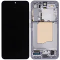 OLED Assembly With Frame For Samsung Galaxy S25 5G (US & International) (Aftermarket Plus) (120HZ) (Icy Blue)