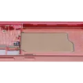 OLED Assembly With Frame For Samsung Galaxy S25 5G (US & International) (Aftermarket Plus) (120HZ) (Coral Red)
