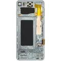 OLED Assembly With Frame For Samsung Galaxy S10 (Aftermarket Plus) (Prism Green)